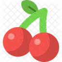 Cherry Vegetarian Fruit Icon
