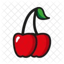 Fruit Nature Cherry Icon