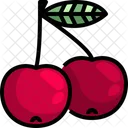 Cherry Fruit Sweet Icon