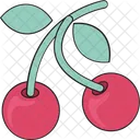 Cherry Fruit Icon