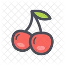 Cherry Red Berry Icon