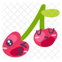 Cherry Fruit Fruit Emoji Icon