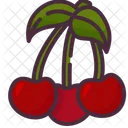 Cherry Fruit Vegan Icon