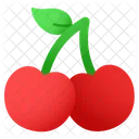Cherries Healthy Food Sweet Icon