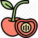Cherry Fruit Ripe Icon