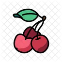 Three Cherries Cherry Icon