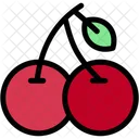 Cherry Fruits Spring Icon