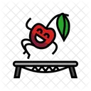 Cherry Fruit Fitness Icon