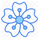 Cherry Blossom Flower Floral Icon