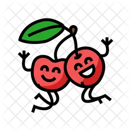 Cherry Character  Icon