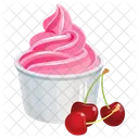 Cherry Ice Cream Cherry Flavor Cherry Icon