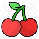Cherries Healthy Food Sweet Icon
