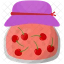 Cherry Jar Fruit Icon