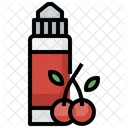 Cherry Juice Vaping Vape Icon