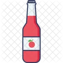 Cherry Juice Bottle Container Juice Icon