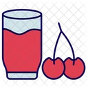 Cherry Juice Vape Vaping Icon