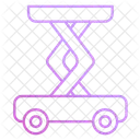 Cherry Picker Scissor Lift Hydraulic Lift Icon