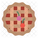 Pie Cherry Cake Icon