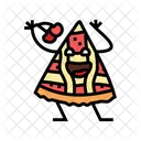 Cherry Pie Character Dessert Food Icon