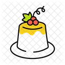 Cherry Pudding Pudding Cake Cherry Cake Icon