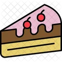 Cherry slice cake  Icon
