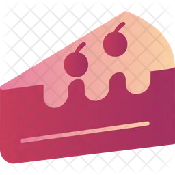 Cherry slice cake  Icon