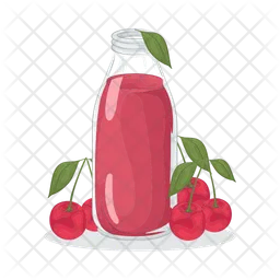 Cherry smoothie  Icon