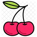 Cherry Fruit Healthy Icon