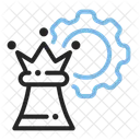Chess King Gear Icon
