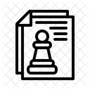 Chess Game Board Game Strategy Icon