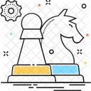 체스 기사 게임 아이콘