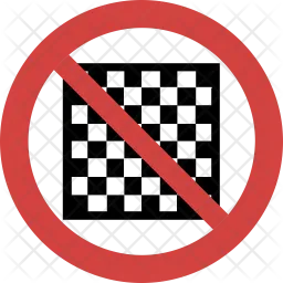 Chess not allowed  Icon