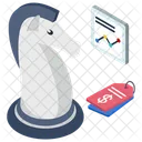 Statistics Business Knight Icon