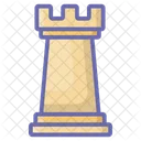 Chess Tower Chess Piece Chess Guard Icon
