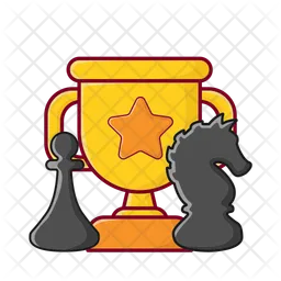 Chess with trophy  Icon