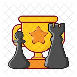 Chess with trophy  Icon