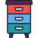 Chest Drawer Cabinet Icon