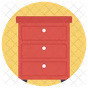 Chest Drawers Rack Icon