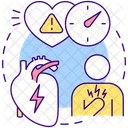 Chest pain and palpitations  Icon