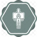 Standing Xray Medical Icon