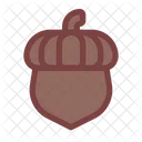 Acorn Autumn Chestnut Icon