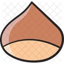 Chestnut Nut Food Icon