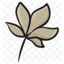Chestnut Leaf Foliate Nature Icon