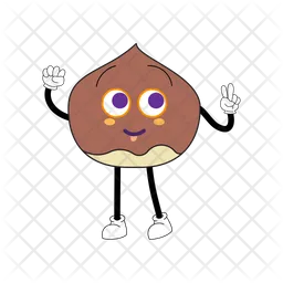 Chestnut Mascot  Icon