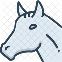 Cheval Visage Animal Icon