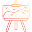 Chevalet Tableau Toile Icône