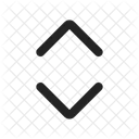 Chevron Court Vertical Icône
