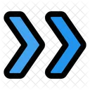 Chevron-Doppel  Symbol
