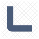 Chevron Down Left Icon
