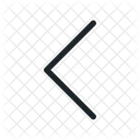 Chevron gauche  Icône
